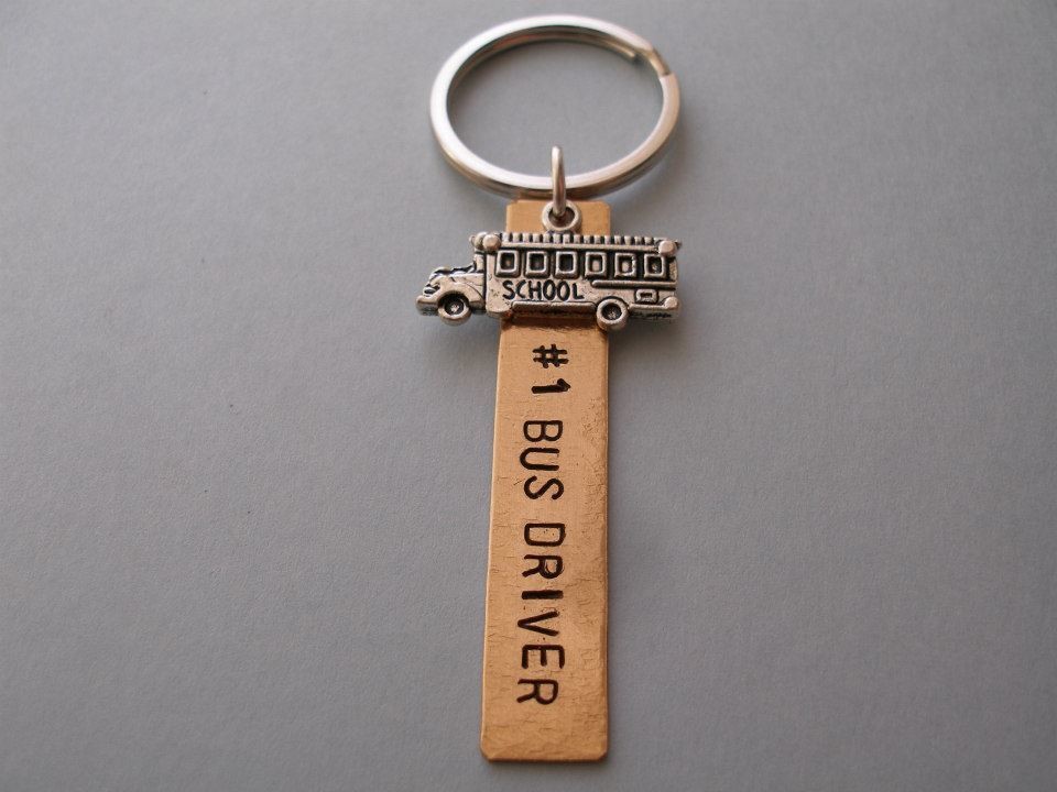 #1 Bus driver - keyring