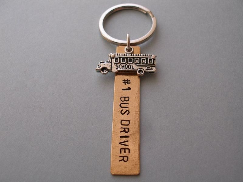 #1 Bus driver - keyring