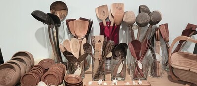 WOODEN GOODS + TINS + TEXTILES