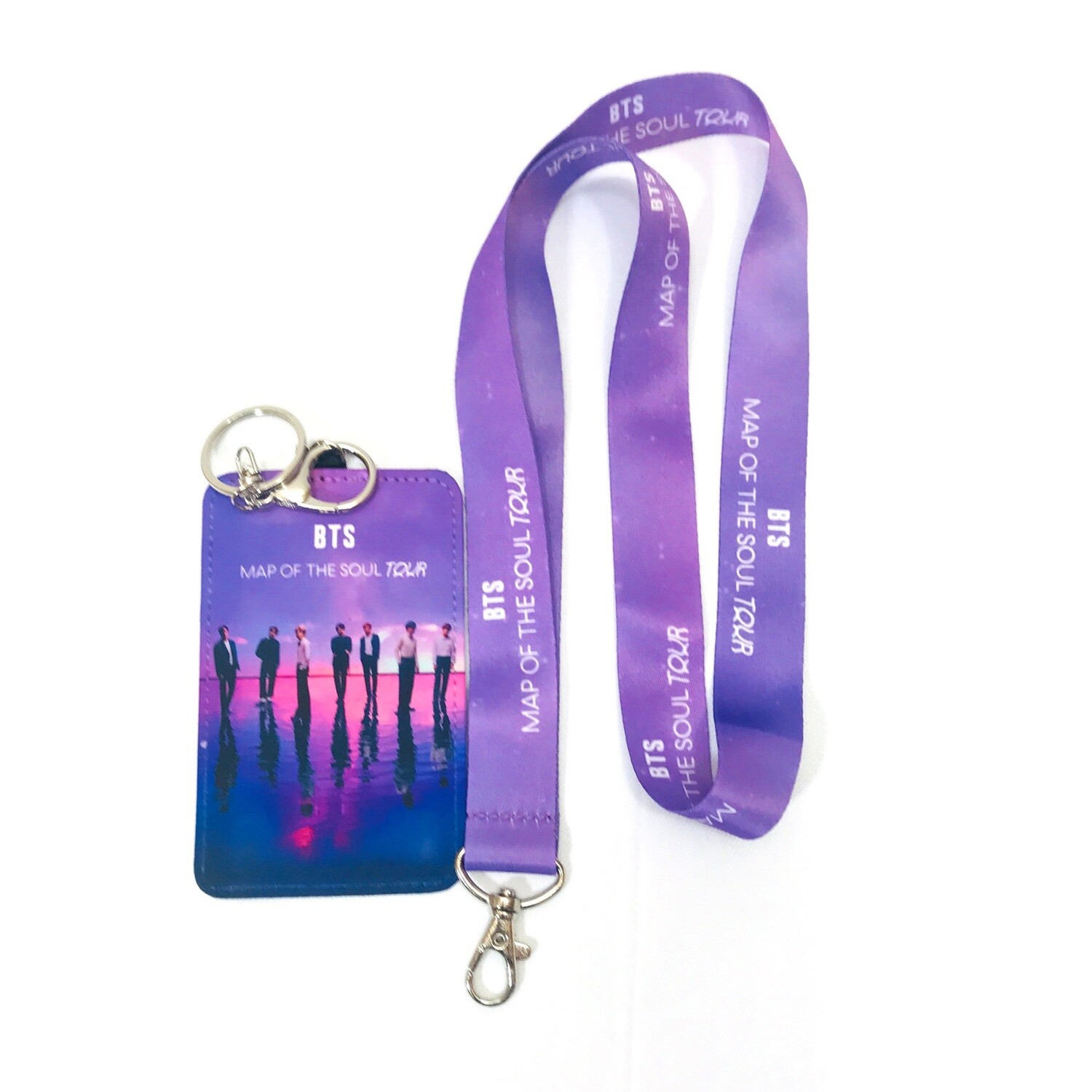 BTS Map of the Soul Tour Lanyard and ID Wallet Combo