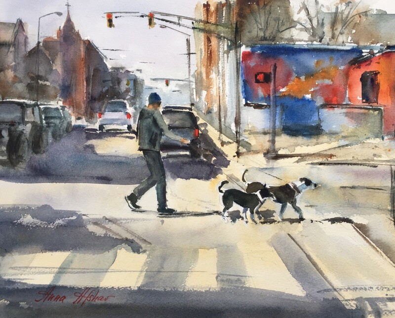 Alabama Street, Watercolor Version