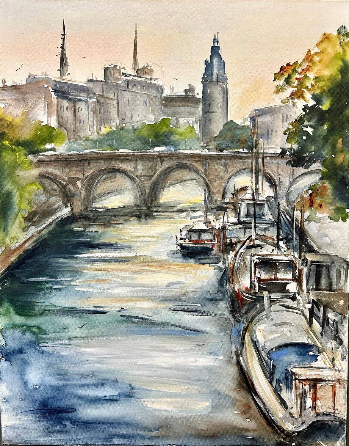 Morning Light on the Seine