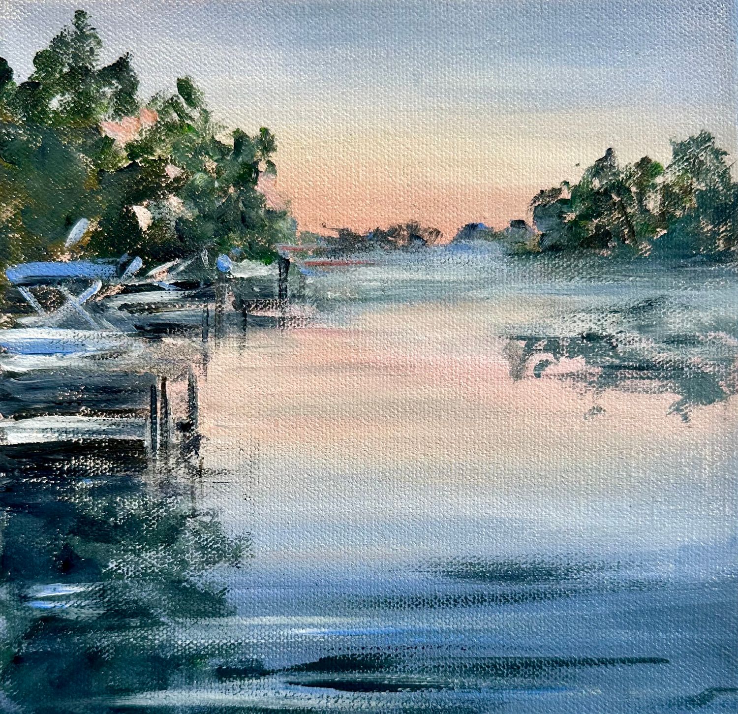 Morning Glow (Lune Lake, Indiana)