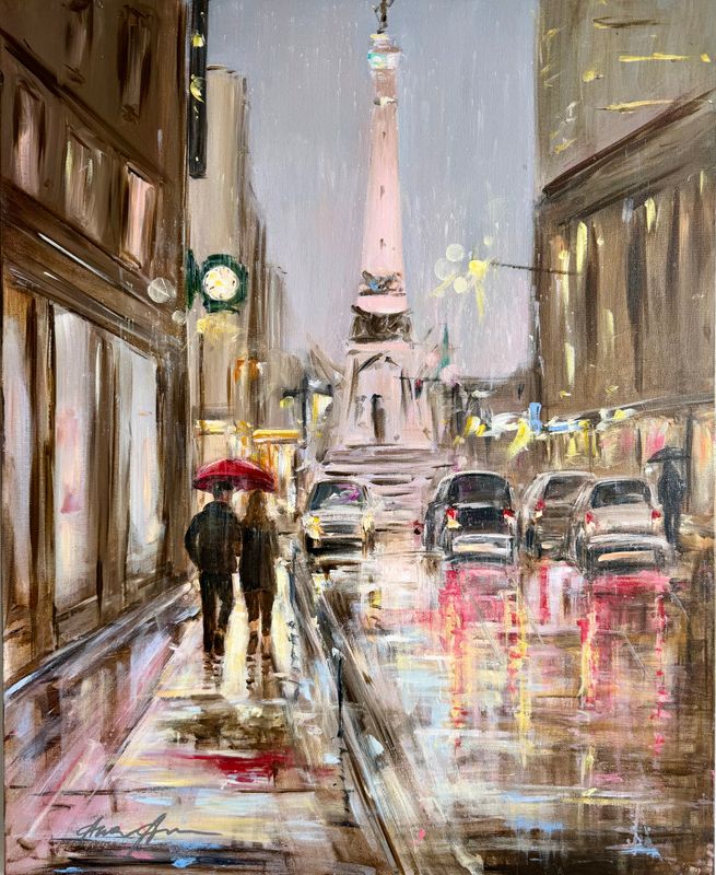 Evening Stroll (Red Umbrella Series)