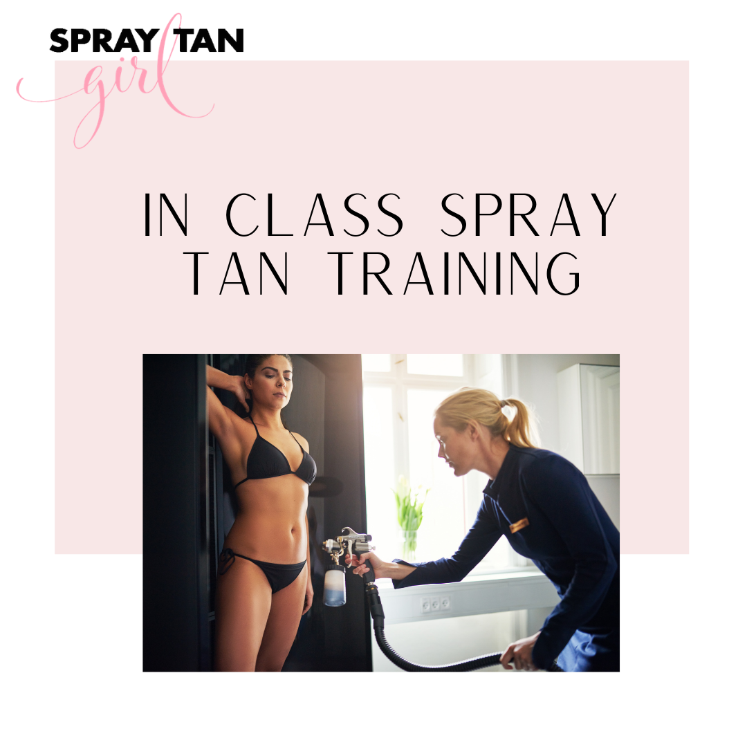 Spray Tan Training In Class