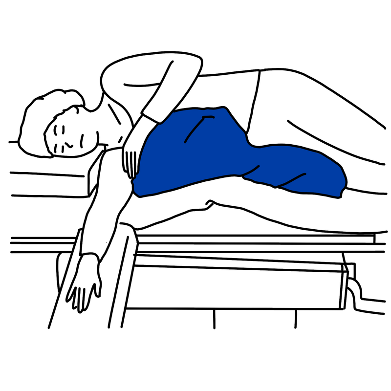 Conlett Quik Vac - Patient positioning