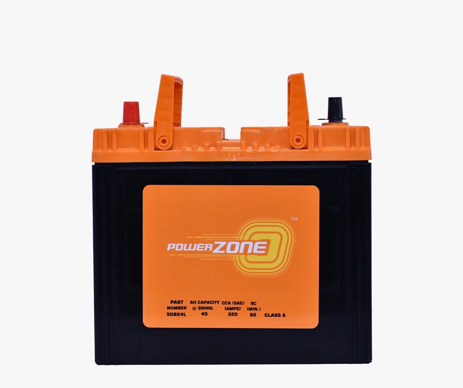 POWERZONE NS60L 50D24L 45AH LEFT CAR BATTERY (18 MONTHS WARRANTY)