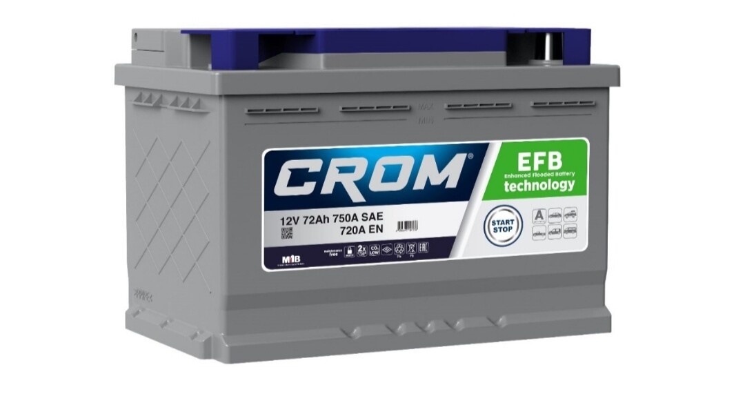 CROM DIN70 72AH 750CCA