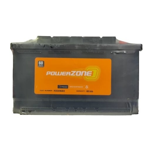 POWERZONE DIN 80 80AH LEFT CAR BATTERY