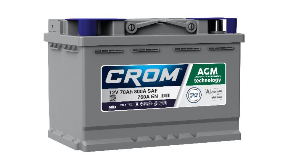 CROM DIN70 AGM 70AH 800CCA