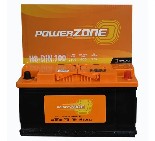 POWERZONE DIN100 60038 100 AH LEFT CAR BATTERY 900CCA