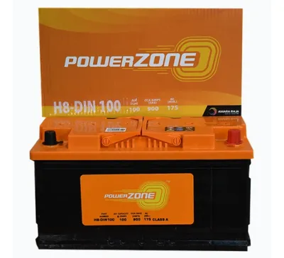 POWERZONE DIN100 60038 100 AH LEFT CAR BATTERY 900CCA