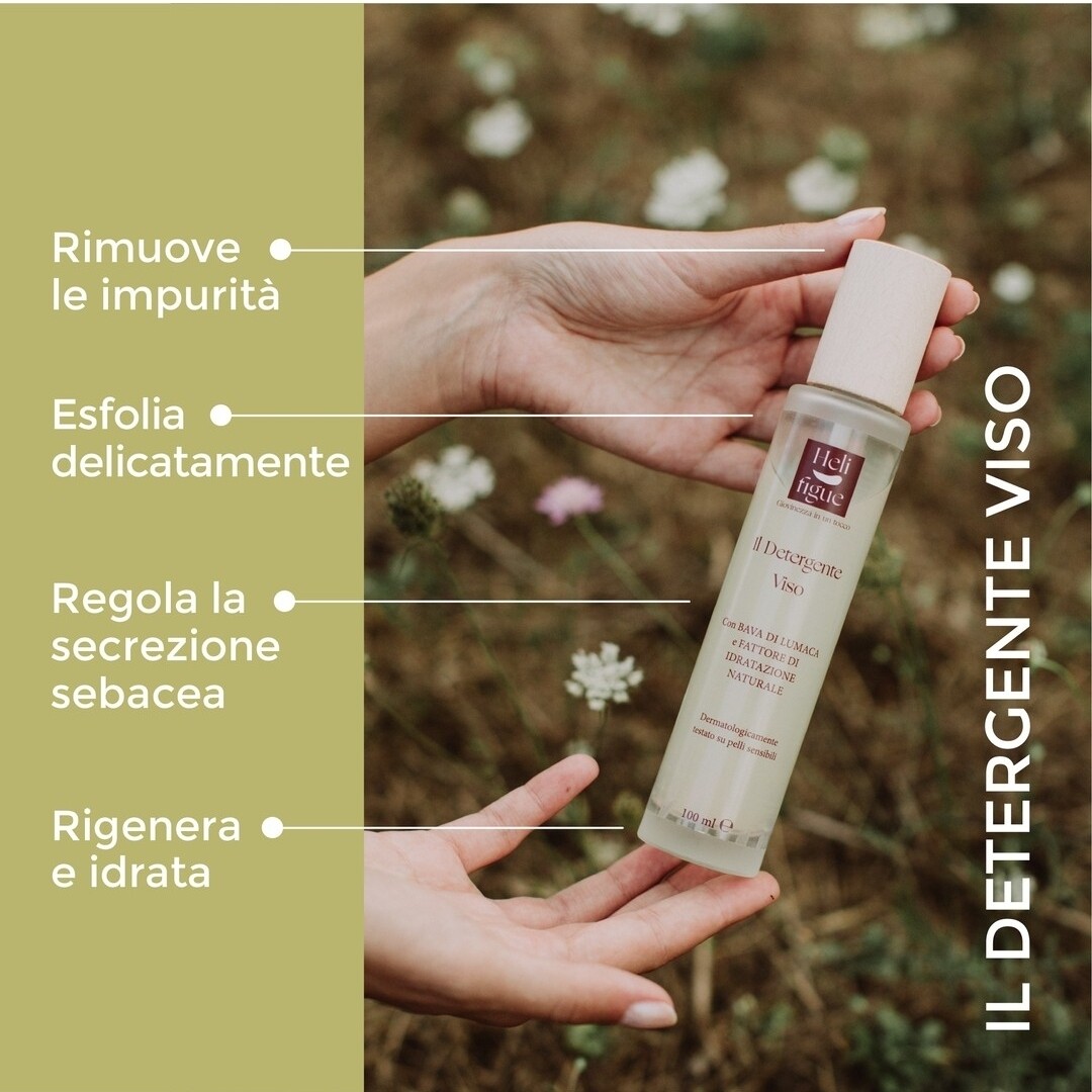 Il Detergente viso anti-impurità alla bava di lumaca