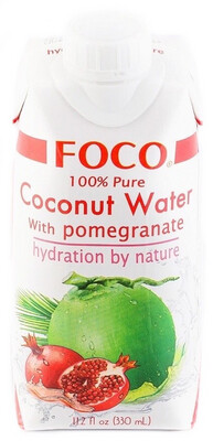 Кокосовая вода с соком граната FOCO 330 мл