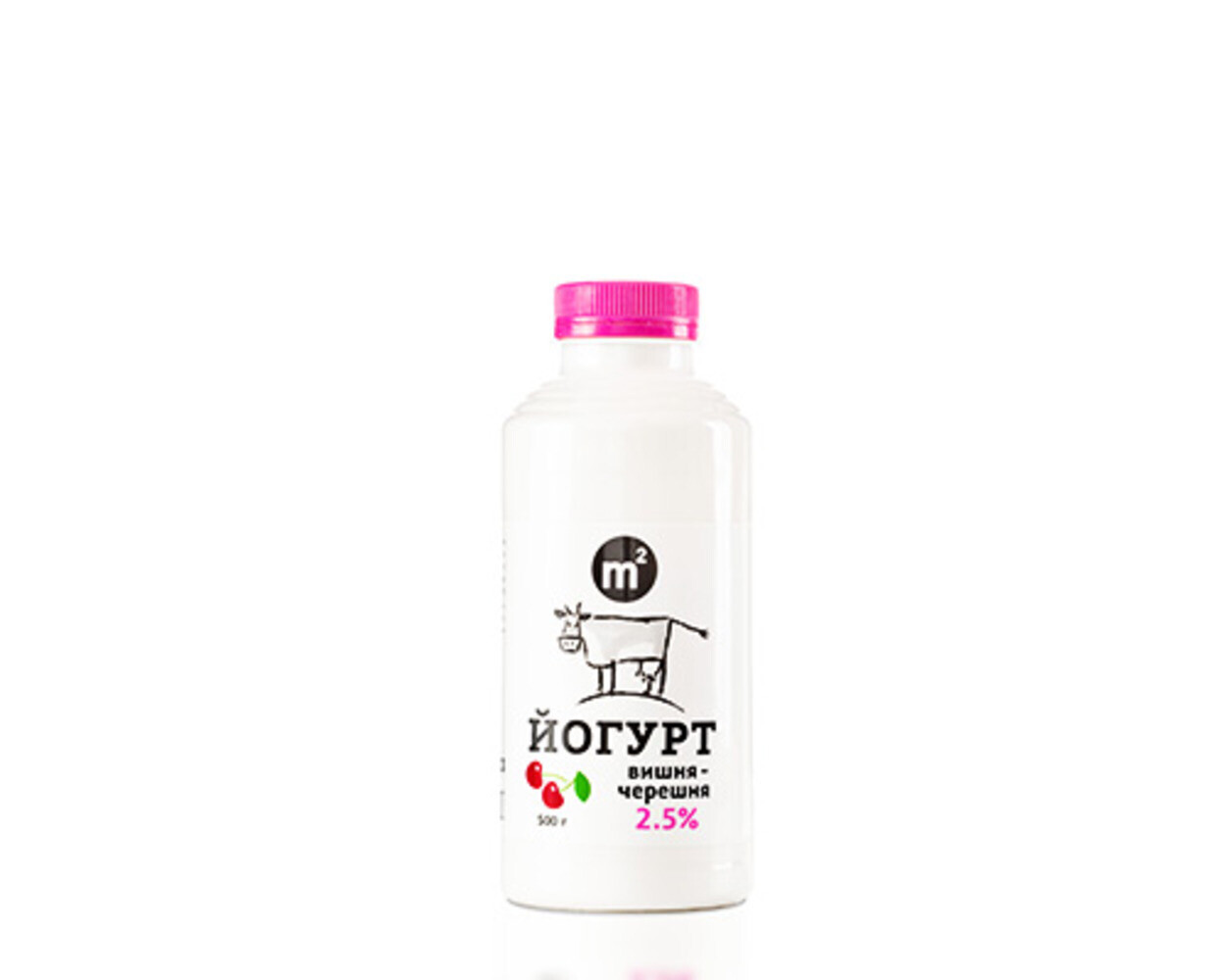 Йогурт питьевой 2,5% «Вишня-черешня» Ферма М2