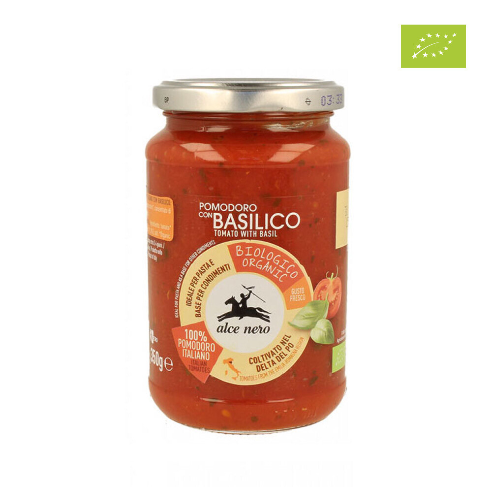 Соус томатный с Базиликом 350мл Alce Nero