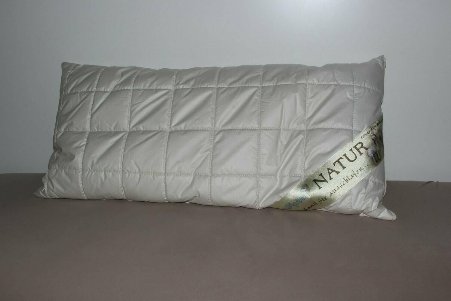 Kopfkissen mit Füllung: Latexflocken - 40x80cm