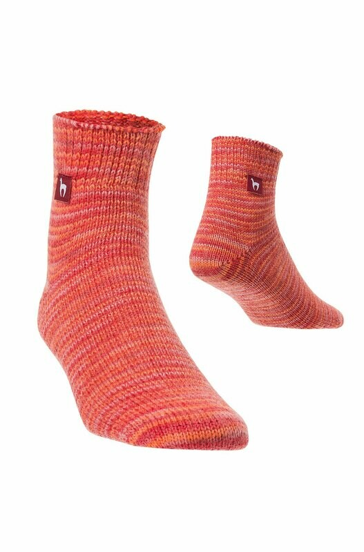 Freizeit Socken - rot - Größe 36-38