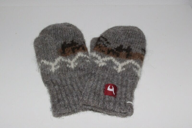 Gestrickte Fausthandschuhe Natura - 1-3 Jahre