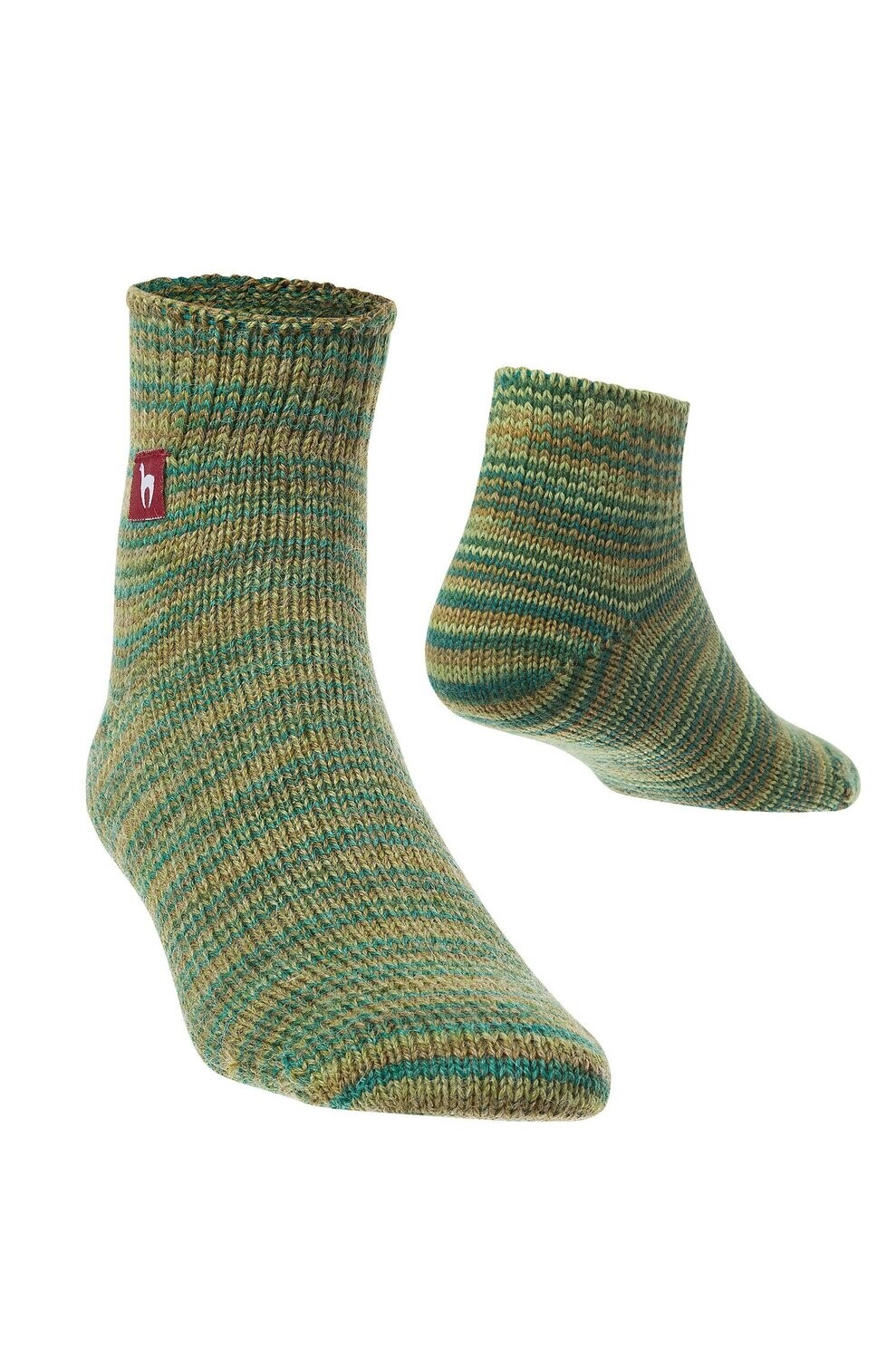 Freizeit Socken - grün - Größe 39-41