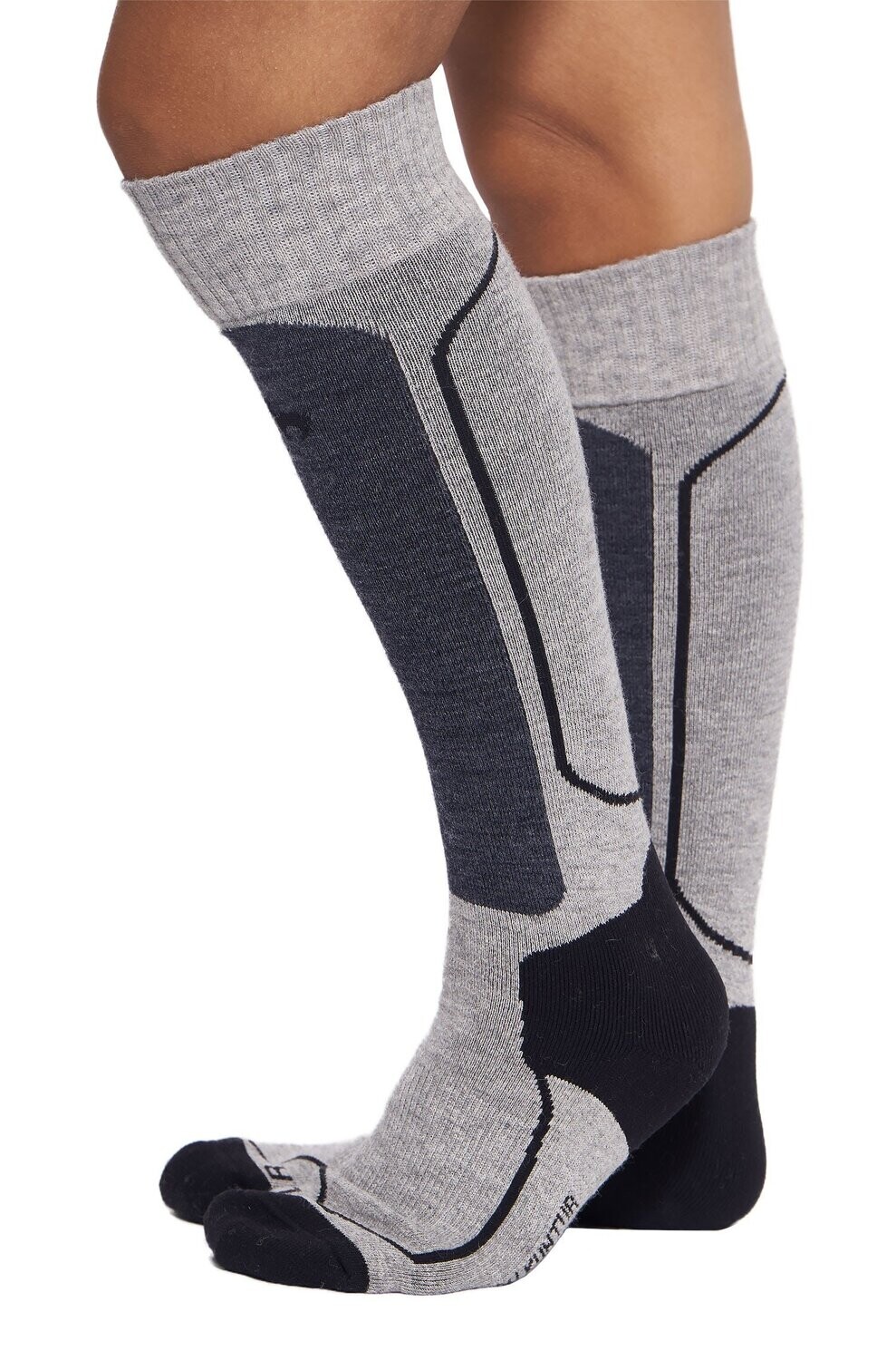 Reitsocken - Sportsocken - Farbe grau blau - Größe 39-41