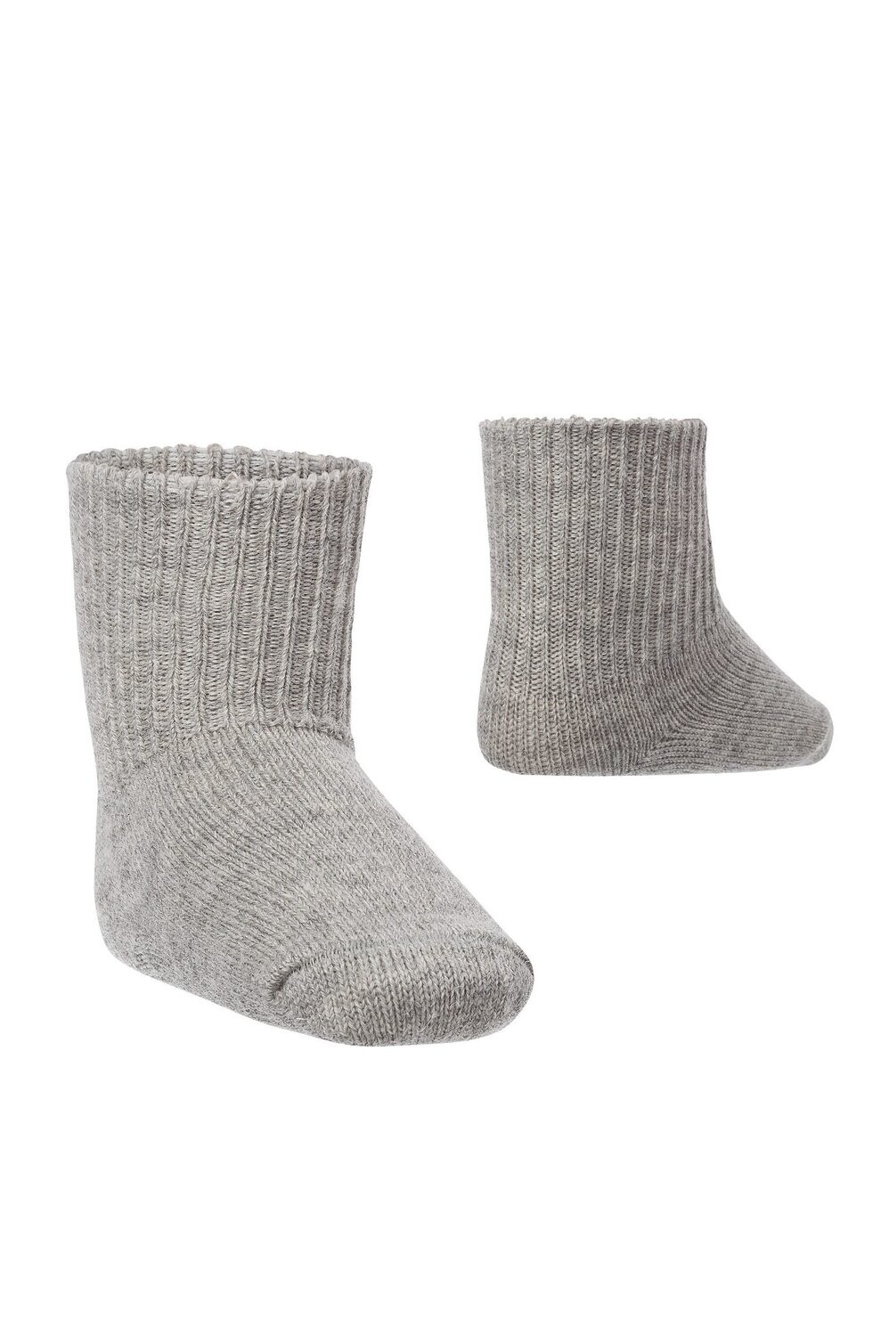 Premium Baby Alpaka Socken - grau - Größe 18-20