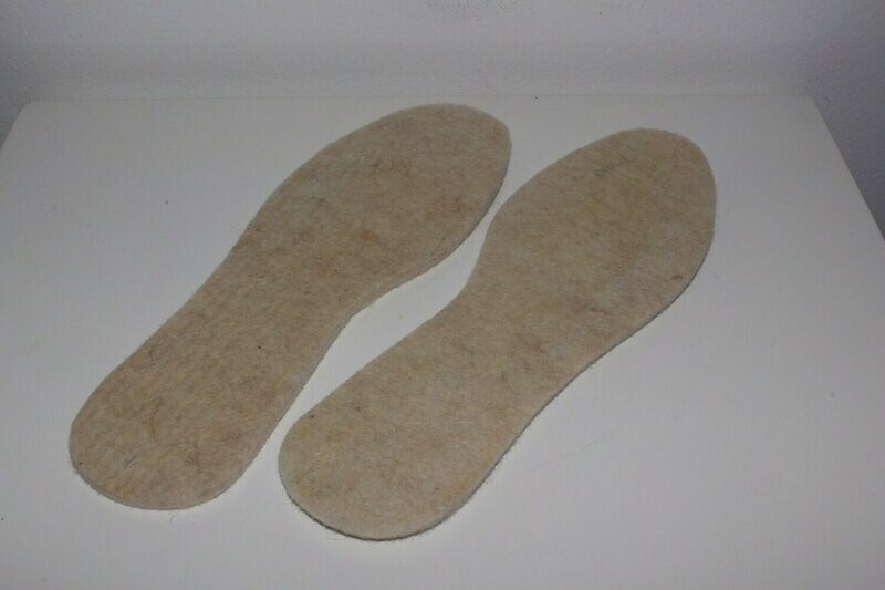Alpaka-Filz-Thermosohlen - Größe 40