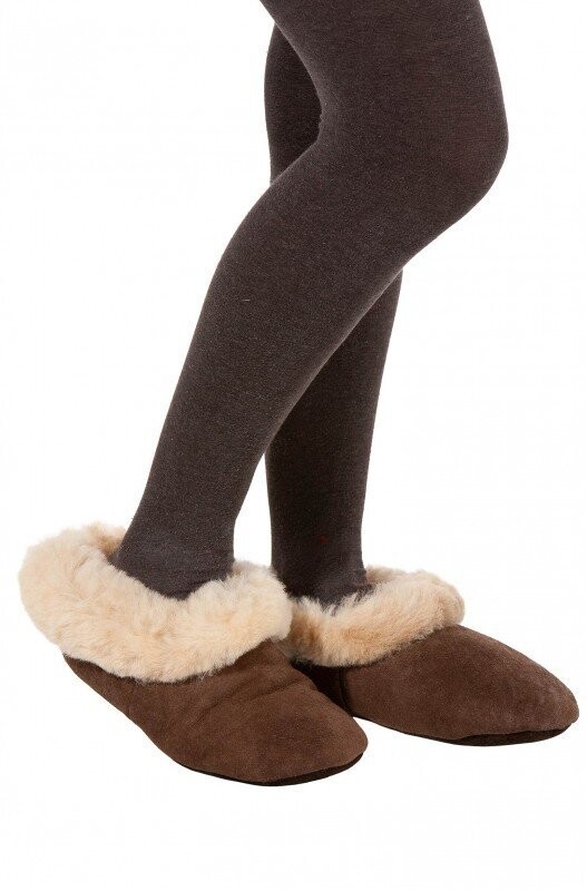 Alpaka-Fell-Hausschuhe - Größe 40 (fallen kleiner aus)