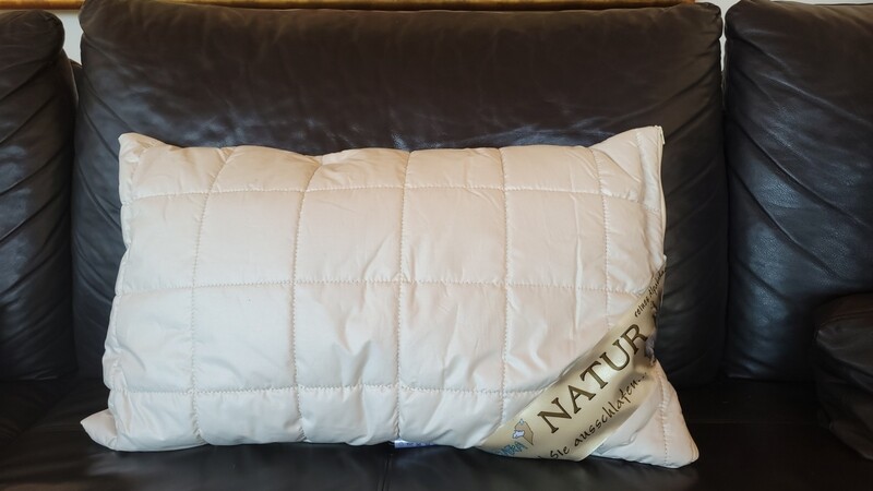 Kissen mit Füllung: Schafschurwollkugeln - 40x60cm