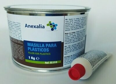 Masilla Ultraflexible para Plásticos Gris 1Kg