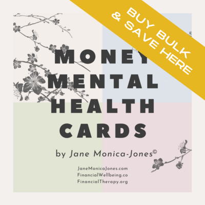 BULK Money Mental Health Cards