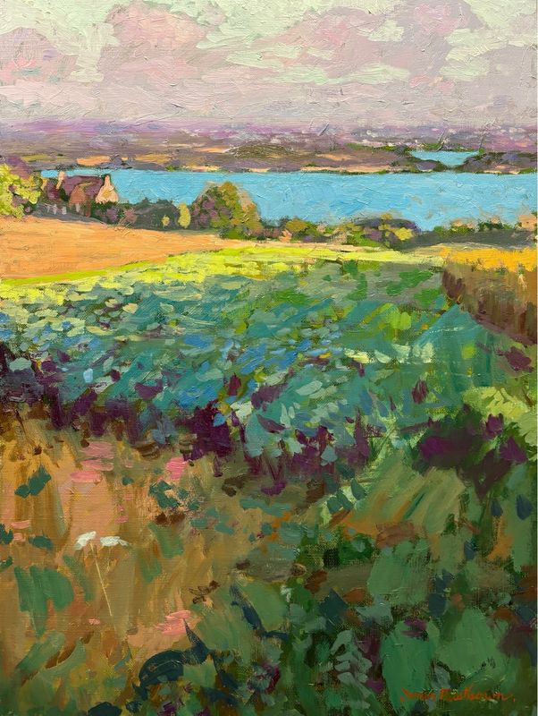 La petite brume de mer. 61x46. Huile sur toile.