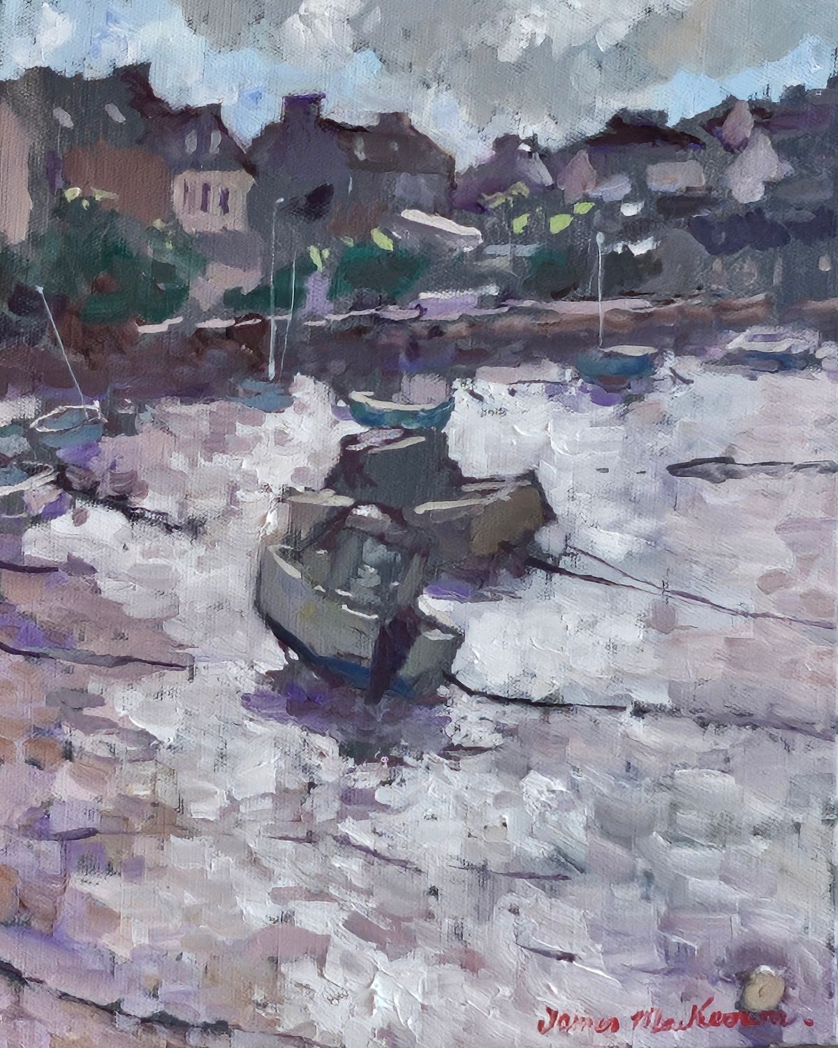 Le port, contre-jour.