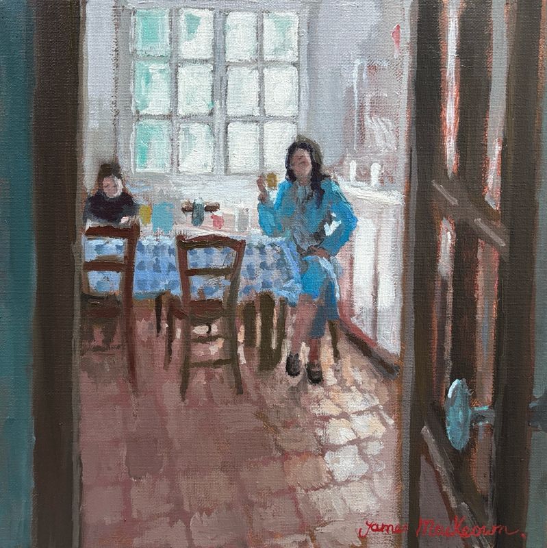 Le petit déjeuner.