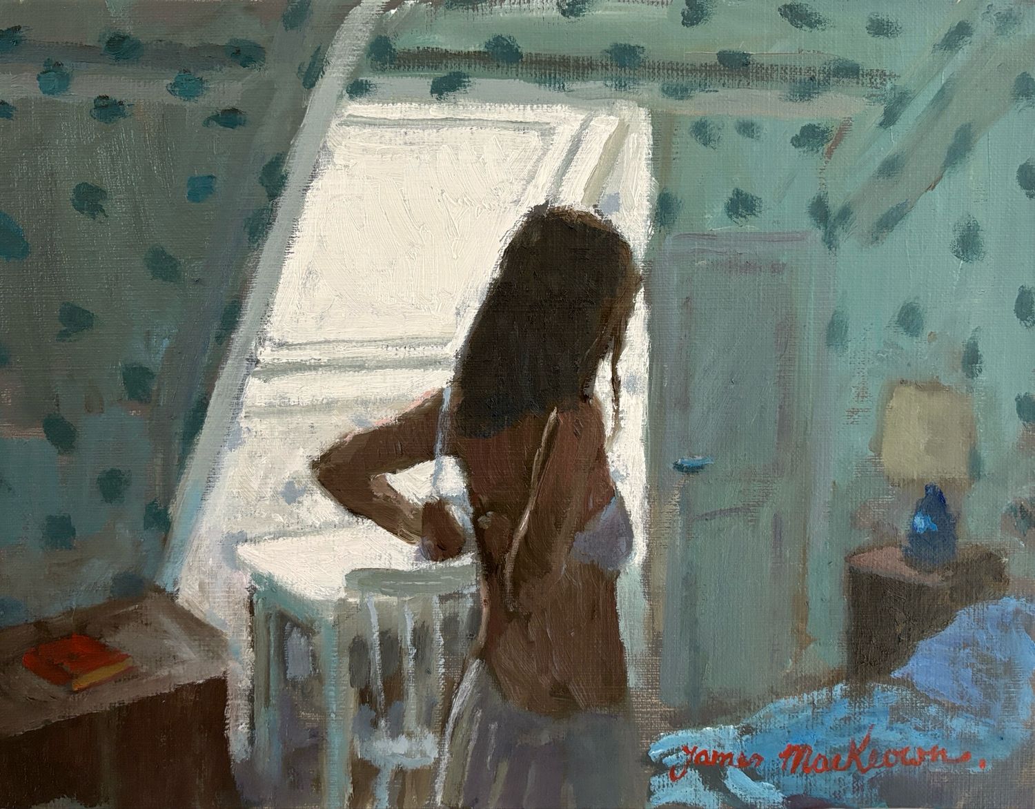 La chambre dans les combles.