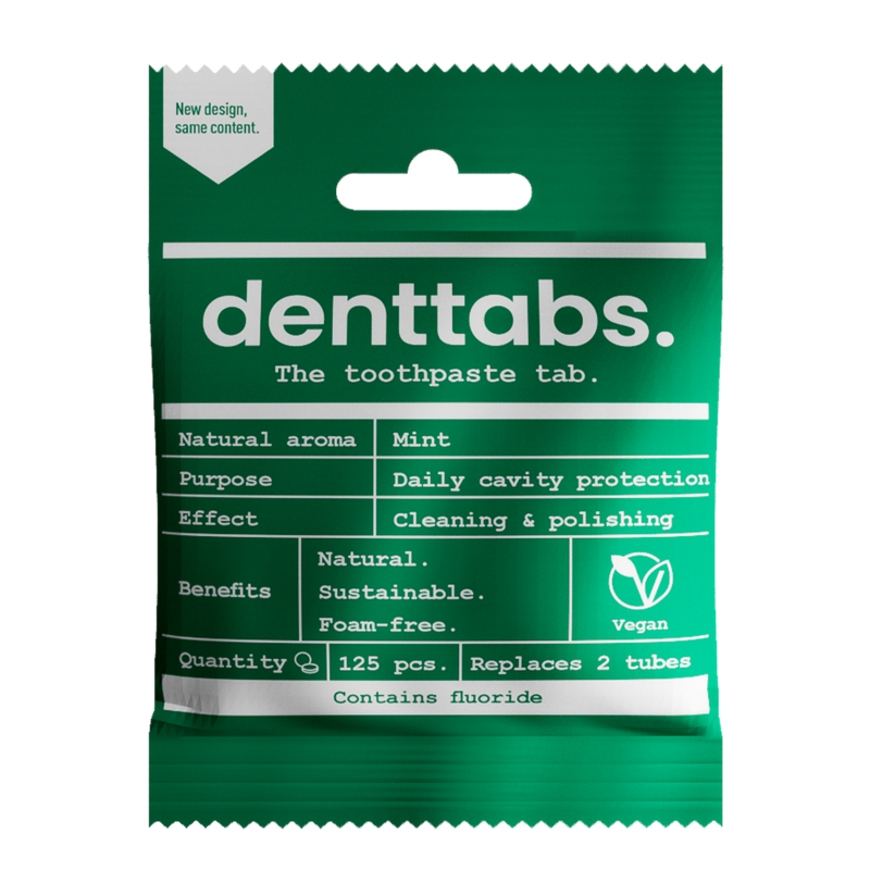 DENTTABS Zahnputztabletten Mint MIT Fluorid DENTTABS Zahnputztabletten Mint MIT Fluorid