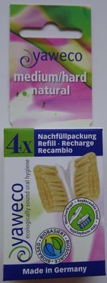 Wechselköpfe - Nachfüllpackung NATURBORSTE Medium/Hard Wechselköpfe - Nachfüllpackung NATURBORSTE Medium/Hard