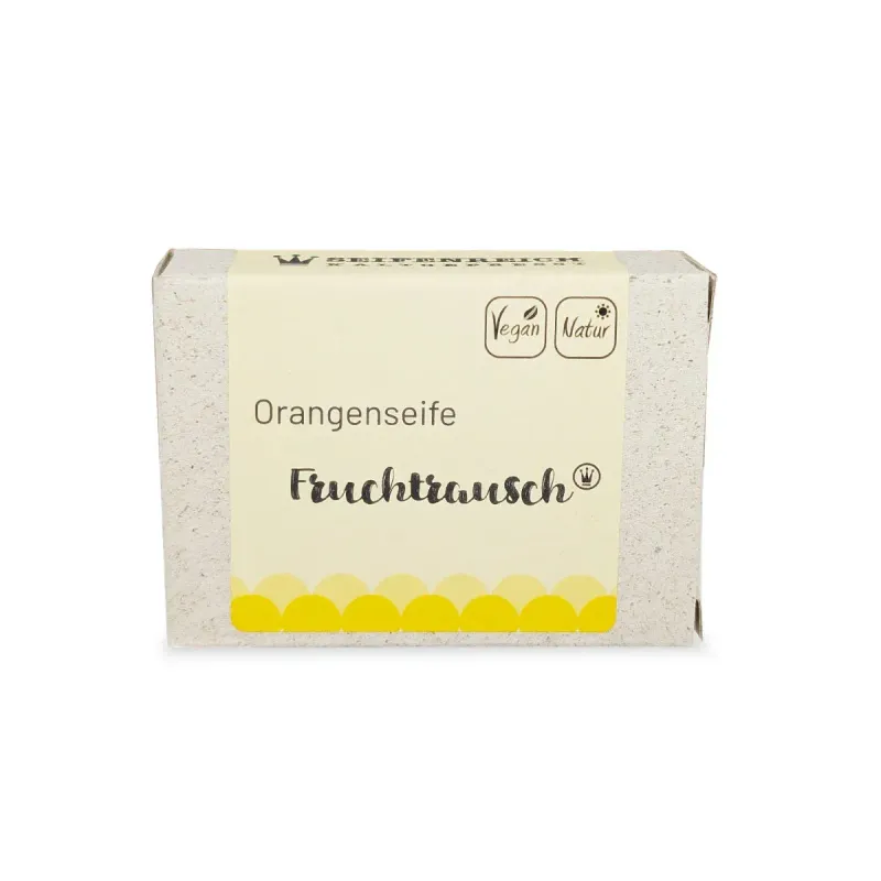 Manufakturseife Orangenseife  Fruchtrausch