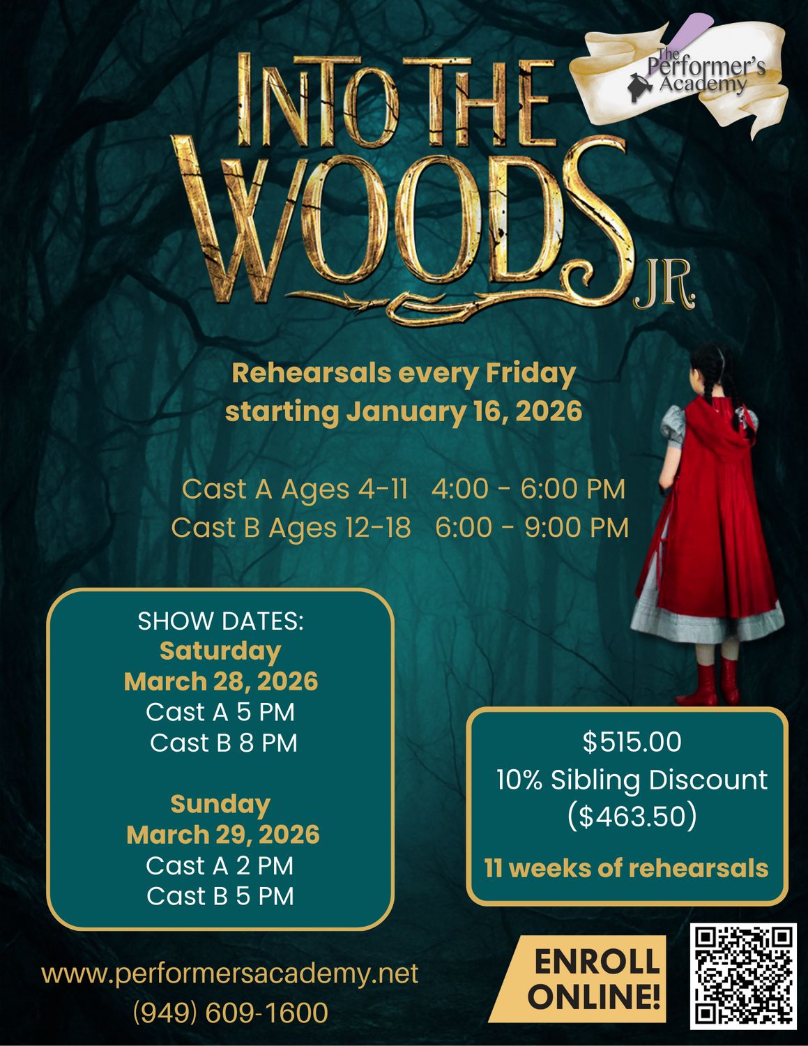Into the Woods JR. (Ages 4 -11)