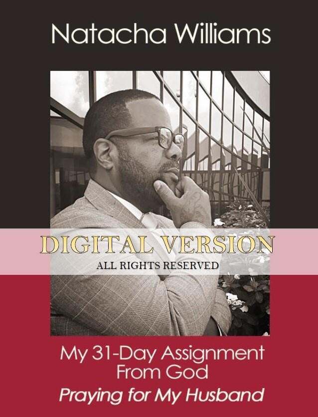 DIGITAL BOOK 
* Digital PDF link sent to your email *

Book | My 31-Day Assignment From God: Praying for My Husband