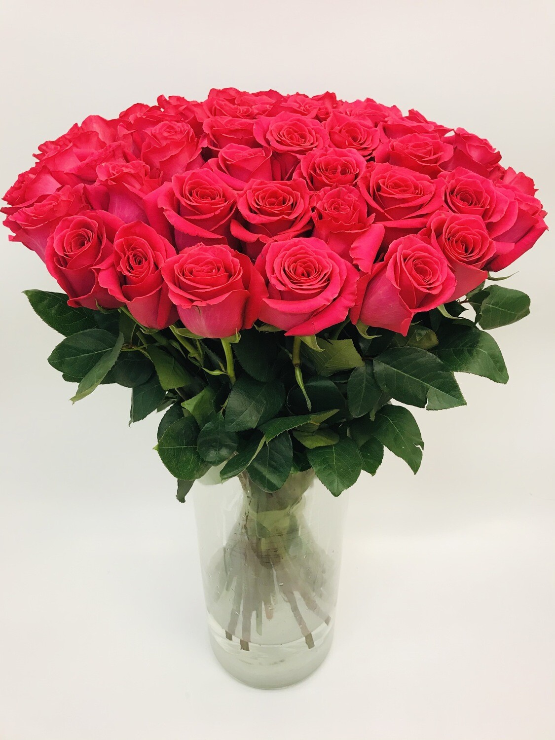Роза розовая пионовидная Эквадор 70 см