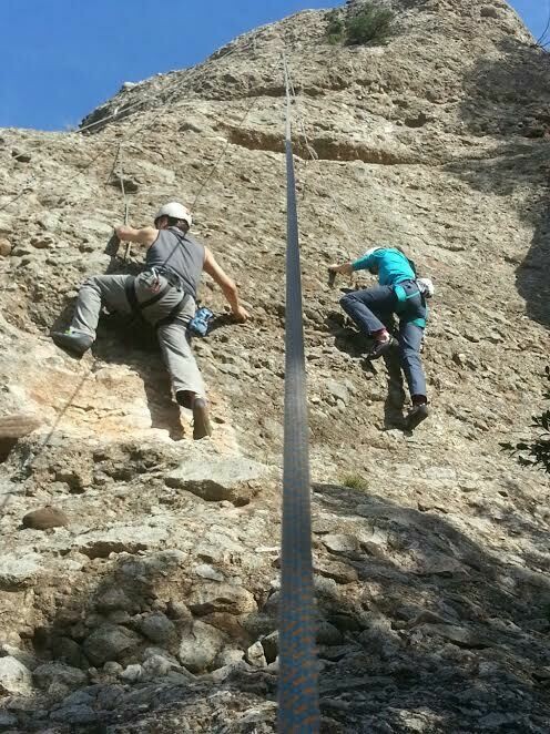Curs d'escalada esportiva 1 dia