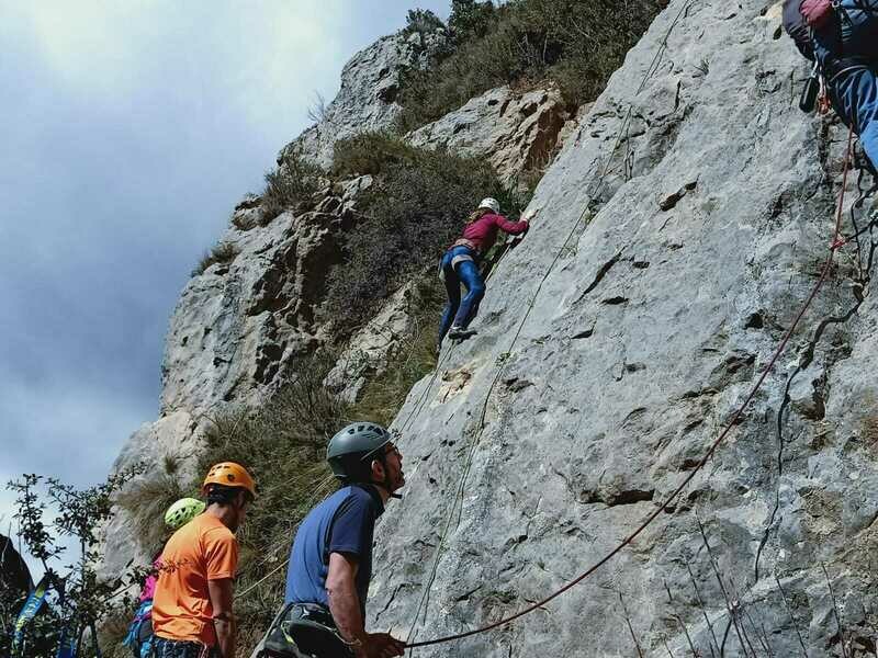 Curs d'escalada esportiva 1 dia
