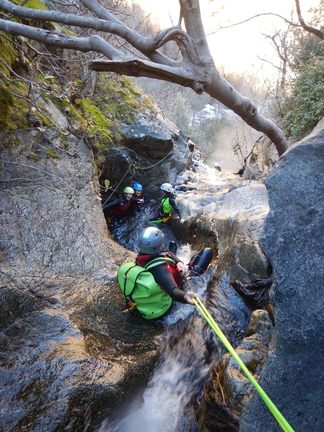 Barranc d'aigües termals + ferrata d'empalomar (2 dias)