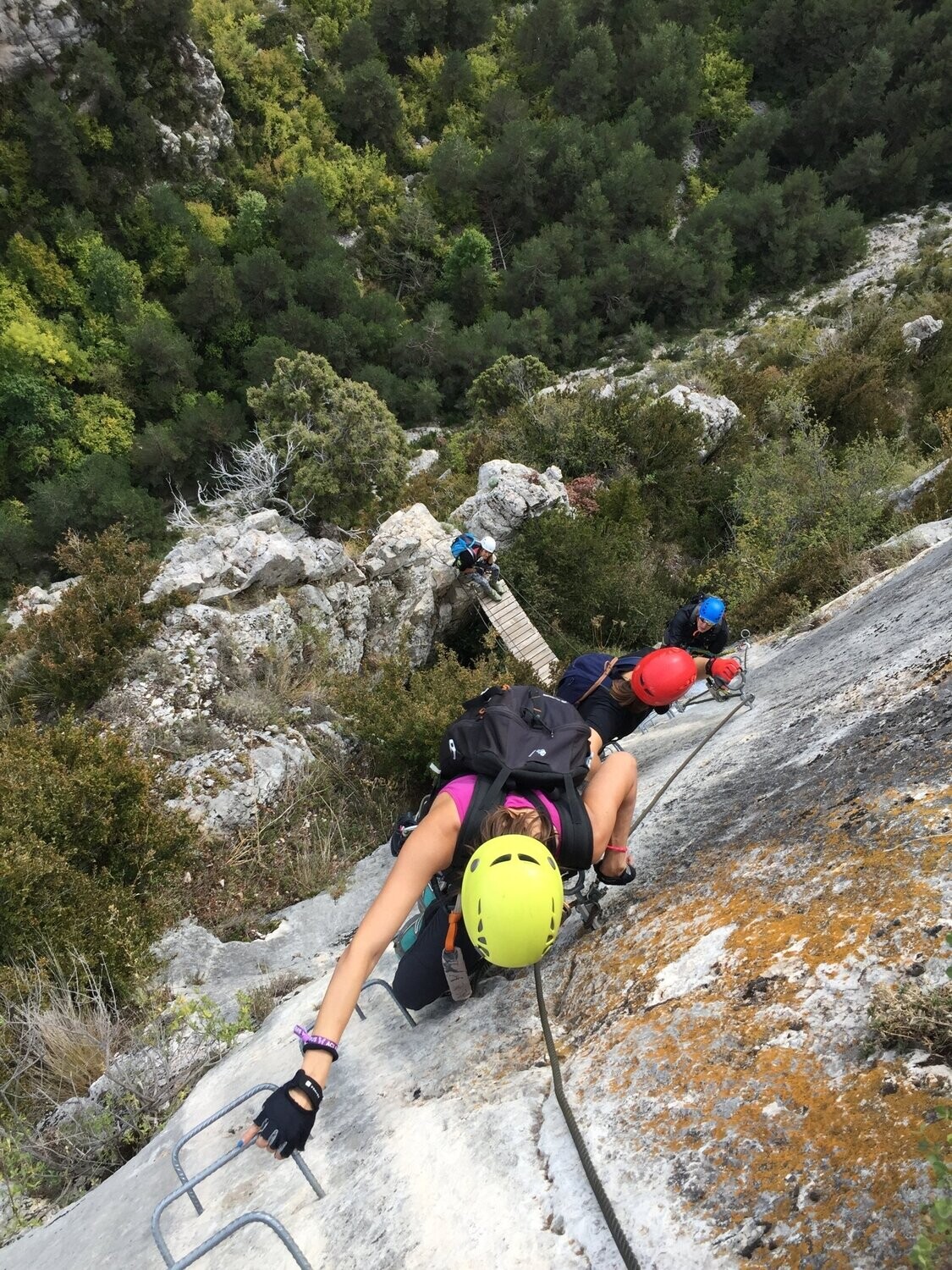 Curs de rescat en vies ferrades
