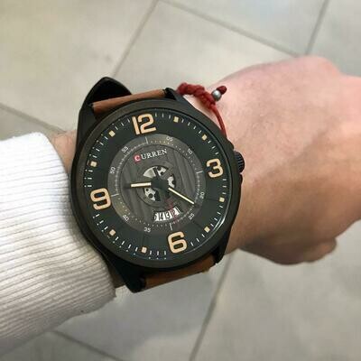 Curren 8305 Black-Brown