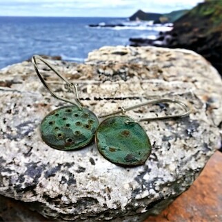 &quot;Found beneath&quot; small earrings