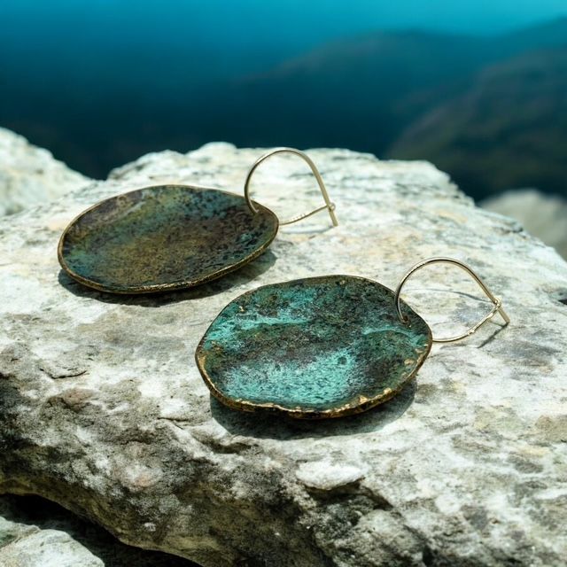 Found Beneath Large Earrings