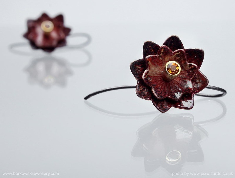 Bloom flower earrings
