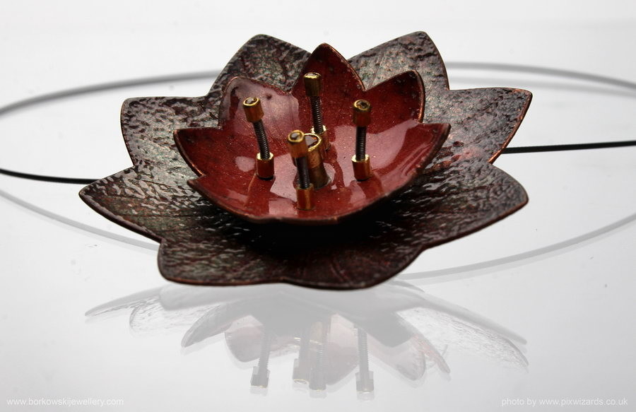 Bloom flower pendant